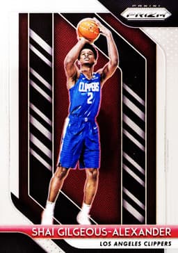Shai Gilgeous-Alexander Rookie Card above ___ end of February?