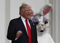 What will Trump say in April?