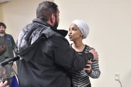 Ilhan Omar town hall attack staged?