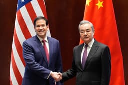 Marco Rubio visits China by...?