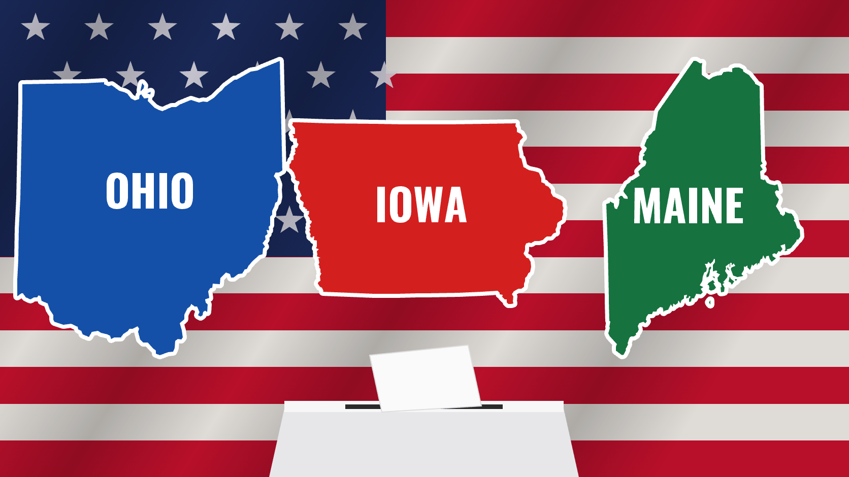 Senate Three-Way Combo: Ohio, Iowa, Maine