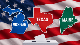 Senate Three-Way Combo: Texas, Michigan, Maine