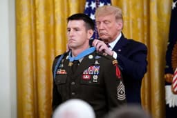 What will Trump say during Medal of Honor ceremony on March 2?