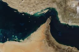 Which month will Strait of Hormuz traffic return to normal?