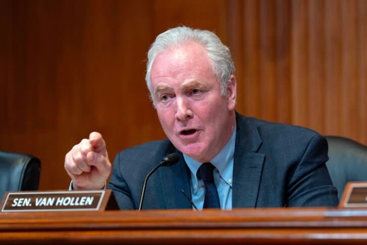 Will Chris Van Hollen win the 2028 Democratic presidential nomination?