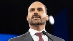 Will Eduardo Bolsonaro finish in second place in the first round of the 2026 Brazilian presidential election?
